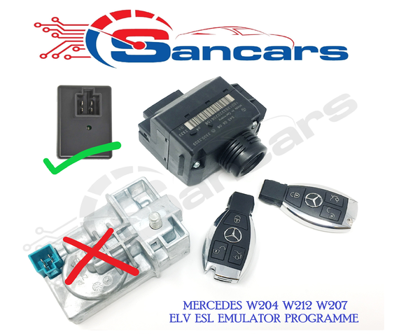 Mercedes Electronic Steering Lock EIS ESL ELV Repair Emulator W204 C220  C250 CDI