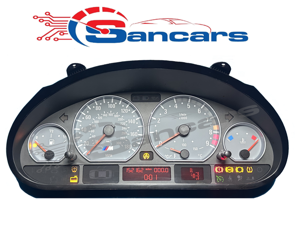 BMW E46 M3 INSTRUMENT CLUSTER REPAIR SERVICE - Sancars