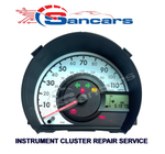 Service de réparation d'horloges de tableau de bord de compteur de vitesse de groupe d'instruments Citroen C1