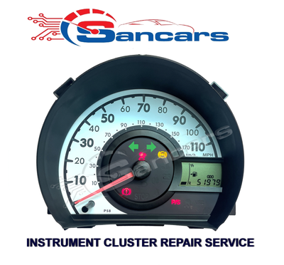 Service de réparation d'horloges de tableau de bord de compteur de vitesse de groupe d'instruments Peugeot 107